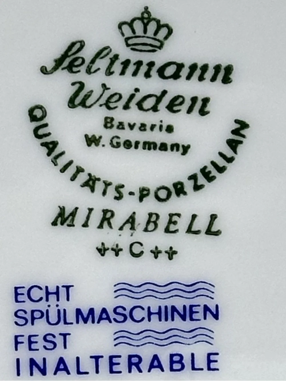 Seltmann Weiden Mirabell Bavaria W Germany Porcelain Coffee Pot Pink Floral 8”